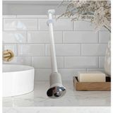 Mikasso Klozet Taharet Çubuğu Krom Uçlu 32 cm Taharet Çubuğu Taharet Çubuğu 2E21QDS, One Size