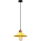Mikasso Konik Retro Tekli Sarkıt Avize Sarı, Modern Dekoratif Metal Sıvama Tavan Lambası KONIKSIVAMA-004 1 B - Çok Renkli