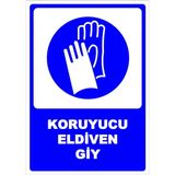 Mikasso Koruyucu Eldiven Giy Levhası 25 x 35 cm