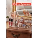 Mikasso Kozmetik Makyaj Ürün Düzenleyicisi Organizer Takı Kutusu Makyaj Organizer Çok Amaçlı Düzenleyici Pla
