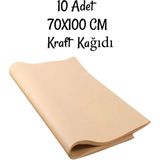 Mikasso Kraft Kaplama Kağıt, Çeyiz Kağıt 10 Adet ( 70X100CM ) Boyutunda 10 Lu Paket - Çok Renkli