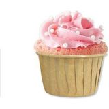 Mikasso Kraft Muffin Kek Kapsülü (25 Adet) Muffin Kağıt Sarı Kağıt Sarı