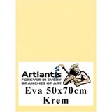 Mikasso Krem Eva 50X70 cm 1 Adet Eva Süngeri Okul Kreş Anasınıfı Elişi Etkinlikleri - Çok Renkli