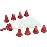 Mikasso Krema Torbası 9 Başlıklı Torba AP-1042 Plastik Beyaz