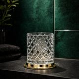 Mikasso Kristal Cam Diş Fırçalık Cam Sarı - Çok Renkli