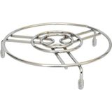 Mikasso Krom Metal Yuvarlak Tencere Çaydanlık Altlığı Nihale 19CM