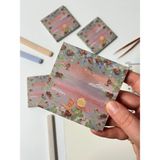 Mikasso Küçük Prens Temalı Gün Batımı ve Güller Desenli Postit/post-It/yapışkanlı Not Kağıdı/sticky Note Yap - Çok Renkli