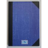 Mikasso Kumaş Desenli Fihrist 17*24 cm Sert Düz Çizgili Orta Boy Beyaz - Çok Renkli