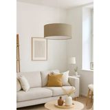 Mikasso Kumbeji Kumaş Davul Sarkıt Avize 38 cm AYD-3091 Kumaş 1 E27 Yeşil Salon / Oturma Odası - Çok Renkli