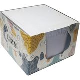 Mikasso Küp Bloknot Kağıdı 9cm x 9cm 1'ci Hamur Beyaz (400YP) Küp Not Kağıdı 9X9CM - Çok Renkli