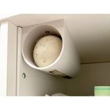 Mikasso Kurutma Topu Tutucu Duvara Monte | Dolap Altı Organizer | Çamaşır Odası Düzenleyici Aparat - 24CM Pl - Çok Renkli
