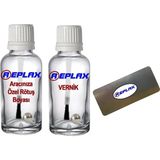 Mikasso Lake Beyaz Mutfak Banyo Dolap Rötuş Boyası+Vernik+Rötüş Çeliği - Çok Renkli