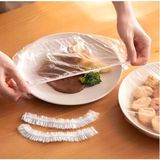 Mikasso Lastikli Tencere ve Tabak Bonesi 100 Adet (22CM) Plastik 10 x 15 Çok Renkli Ar