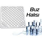 Mikasso Lavabo Buz Halısı Zemin Koruyucu Asorti Plastik Turuncu