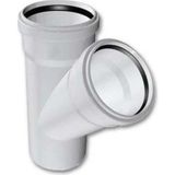 Mikasso Lavabo Gider Çoğaltıcı Pis Su Boru Y Çatal Tek Çatal 50x50/45