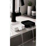 Mikasso Lavabo Kenarı Organizer - Su Tahliyeli Sünger ve Sabun Altlığı Plastik - Çok Renkli