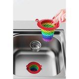 Mikasso Lavabo Mesh Süzgeç Kapağı Lavabo Zemin Drenaj Sevimli Lavabo Filtresi Banyo Mutfak Süzgeci Plastik