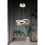 Mikasso Ld 030 Model Gold 3 Renkli Salon ve Oturma Odası Için Ideal Alüminyum Avize, 25X70 Alüminyum 1 E27 A - Çok Renkli