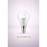 Mikasso LED Ampul 5W E14 3000K Günışığı Makyaj Lambası Uyumlu - Çok Renkli
