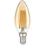 Mikasso LED Ampul 6W 2500K E14 ( Gün Işığı ) ( Bal Cam ) - Çok Renkli