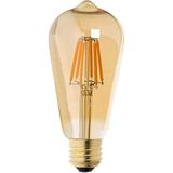Mikasso LED Dünyam 8W Amber ST64 Dekoratif Armut Rustik LED Ampül CT-4290 - Çok Renkli