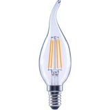 Mikasso LED Fılament 4W 2700K 470LM E14 Duy Sarı Işık Ampul Dim Edilebilir Kıvrık Uç - Çok Renkli