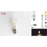 Mikasso LED Flament Ampul Günışığı E14 Duy Ct 4062 4 W 1 Adet - Çok Renkli