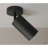 Mikasso LED Hareketli Aplik Tekli Avize Spot Siyah Gün Işığı Ledli Mat Metal 1 E27 Siyah Salon / Oturma Odas - Çok Renkli