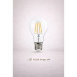 Mikasso LED Rustik Ampul 6W E27 – 3000K Sarı Işık, 630 Lm, A60