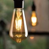 Mikasso LED Rustik Ampul ST64 4W Amber YL92-0011 - Çok Renkli