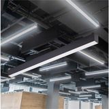 Mikasso LED Sarkıt Linear Aydınlatma Lineer 120 cm Alüminyum 1 LED Siyah - Çok Renkli