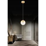 Mikasso Ledli Gold Top Avize Antre-Hol Metal 1 E27 Altın Antre / Hol - Çok Renkli
