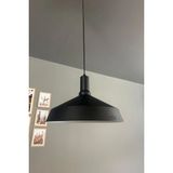 Mikasso Lema Tekli Avize Siyah Fener Başlık Sarkıt Lamba Restoran Cafe Salon Avizeleri Metal 1 E27 Siyah Sal - Çok Renkli
