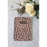 Mikasso Leopar Noktalı Telli Defter A5,60 Yaprak 120 Sayfa Notepad ,memopad, Not Kağıdı,okul Defteri Karton - Çok Renkli