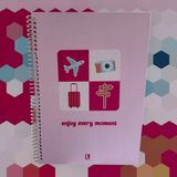 Mikasso Limon Daily Series 100 Yaprak Kareli Spiralli Defter Sert Spiralli Kareli 100 Yaprak Orta Boy Pembe - Çok Renkli