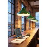Mikasso London Iskandinav Metal Sarkıt Cafe Restoran Metal 1 E27 Yeşil Salon / Oturma Odası - Çok Renkli