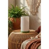 Mikasso Lora Spiral Abajur Haki Tabanlı - 25 cm - Oturma Odası Aydınlatma - Dekoratif Masa Lambası Plastik H - Çok Renkli