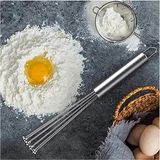 Mikasso Lüks Ayarlanabilir Paslanmaz Çelik Metal Boncuk Top Uçlu Çırpıcı Sos Karıştırıcı Yumurta Çırpıcı Pas