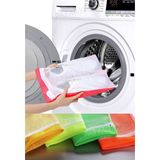 Mikasso Lüks Fermuarlı Ayakkabı Yıkama Filesi Polyester Beyaz - Çok Renkli