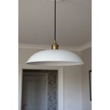 Mikasso Lungo Beyaz Eskitme Lale Başlık Tekli Avize Sarkıt Lamba Restoran Salon Aydınlatma Metal 1 E27 Beyaz - Çok Renkli