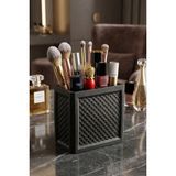 Mikasso Makyaj Organizeri Makyaj Fırçalığı Makyaj Organizer Düzenleyici Siyah Renk Model 92 Polyresin Çok Re - Çok Renkli