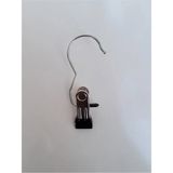 Mikasso Mandallı Eşarp Askısı 10'lu Metal Metalik Tr