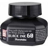 Mikasso Mangaka Mürekkep Siyah 60ML CNCE-104-6 1 Adet Dolma Kalem Mürekkebi - Çok Renkli