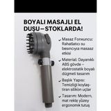 Mikasso Masajlı Çok Fonksiyonlu Filtreli Krom Duş Başlığı El Duşu Lüks Kalite Gri Pu