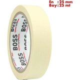 Mikasso Maskeleme Bandı Kağıt Beyaz Bant EN:25MM Boy: 25MT