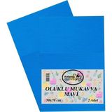 Mikasso Mavi Oluklu Mukavva 50X70 2 Adet Oluklu Mukavva Mavi Renkli 50*70 2 Adet - Çok Renkli