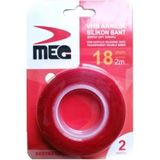 Mikasso Meg Çift Taraf Akrilik Şeffaf Silikon Bant 18MM*2MT