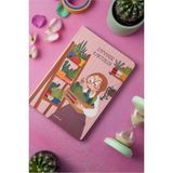 Mikasso Melimelek Kaktüs Zamansız Ajanda Kaktüs Euphorbia 244 Sayfa Not Defteri 15X21,5CM Karton Düz Çizgili - Çok Renkli
