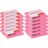Mikasso Memo 75X75 mm Yapışkanlı Not Kağıdı 80 Yaprak Koyu Pembe 12 Adet 12165 Yapışkanlı Not Kağıdı - Çok Renkli