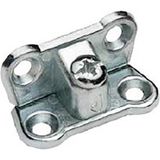 Mikasso Metal Açılı Çektirme Nikel (5 Adet) Gri